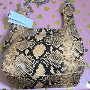 Rebecca Minkoff Snake Print Shoulder Bag